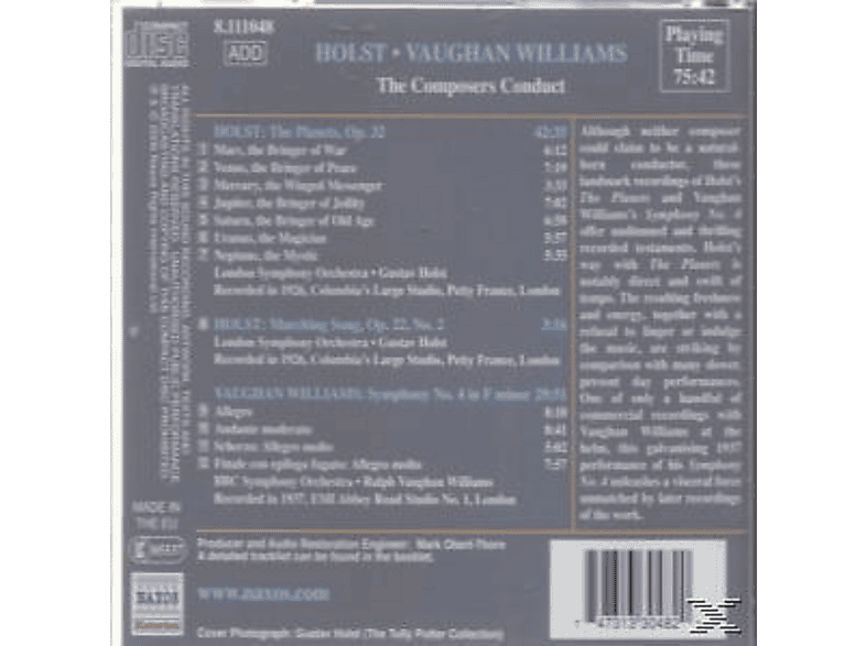 Thumbnail - Gustav Theodore Holst, Ralph Vaughan Williams, London Symphony Orchestr, Holst/Vaughan-Williams - Die Planeten/Sinfonie ...