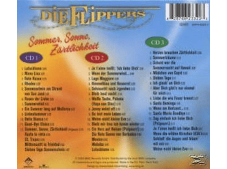 Thumbnail - Die Flippers - Sommer, Sonne, Zärtlichkeit (CD)