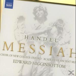 Ein CD-Cover mit dem Text 'Handel Messiah' und einer Statue von Menschen.