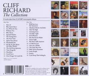 Albumcover mit mehreren Fotos von Cliff Richard und einer Trackliste. Die Sammlung hat zwei CDs.