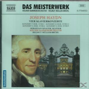 CD-Cover mit einem Porträt von Joseph Haydn und einem Gebäude mit einem Tor.