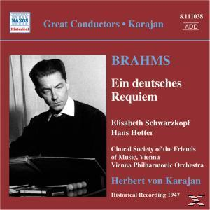 Hans Hotter, Karajan/Schwarzkopf/Wpo - Ein Deutsches Requiem  - (CD)