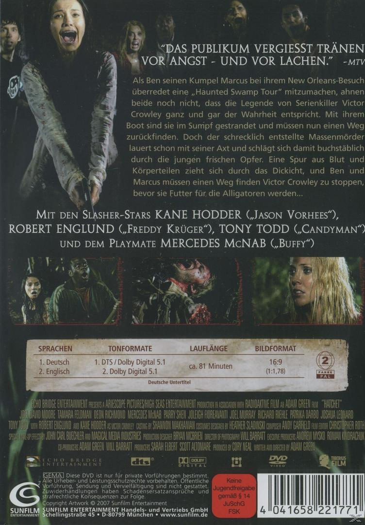 DVD-Cover eines Films. Zeigt eine Gruppe von schreienden Menschen. Text in Deutsch und Englisch vorhanden.