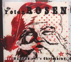 Albumcover: Weihnachtsmann-Gesicht, roter Hut, schwarz-weiße Zeichnung mit rotem Stern.
