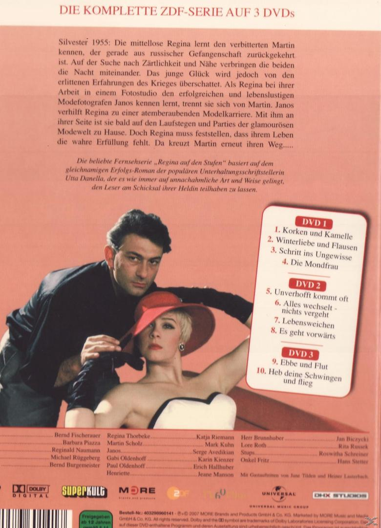 DVD-Cover für eine deutsche Fernsehserie. Ein Mann und eine Frau im Vordergrund.