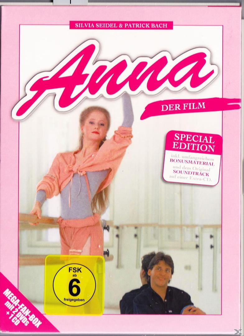 DVD-Hülle für den Film 'Anna'. Zeigt eine Frau in Ballettkleidung. Der Hintergrund ist ein Tanzstudio.