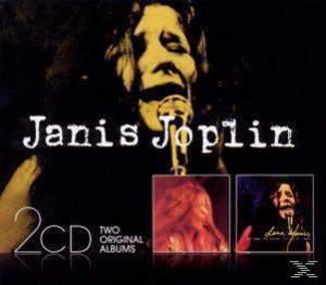 Albumcover von Janis Joplin. Nahaufnahme der Sängerin auf dunklem Hintergrund.