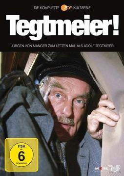 DVD-Cover mit einem Mann in einer Tür. Der Titel lautet Tegtmeier! und das Label ist 2DF.