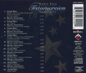 Rückseite eines André Rieu CD-Covers mit Titelliste und goldenen Sternen.