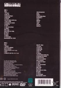 DVD-Cover mit Titelliste. Deutscher Text. Böhse Onkelz Logo.