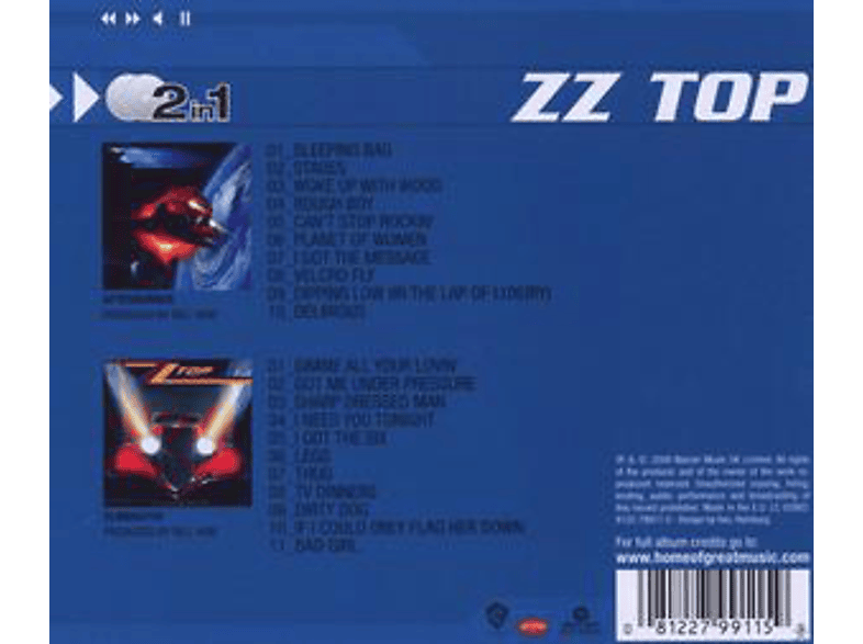 ZZ Top - Afterburner / Eliminator (2in1)  - (CD)