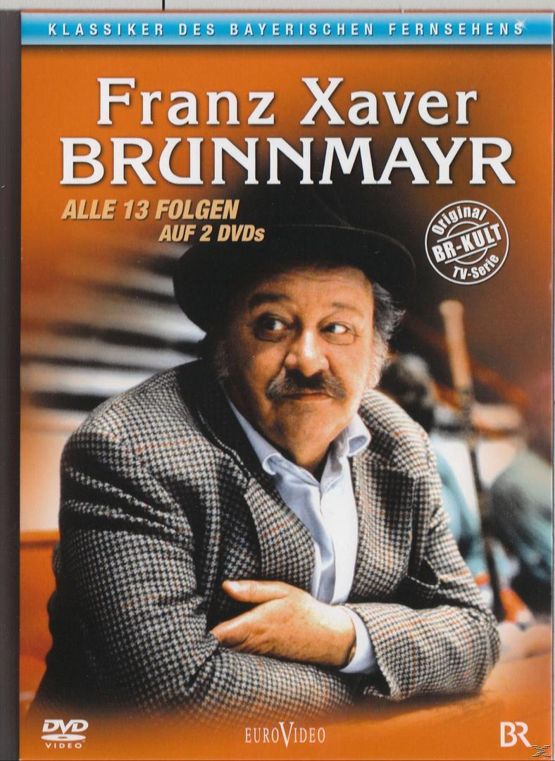 DVD-Cover. Franz Xaver Brunnmayr, älterer Mann in Anzug und Hut. Text: Alle 13 Folgen auf 2 DVDs.