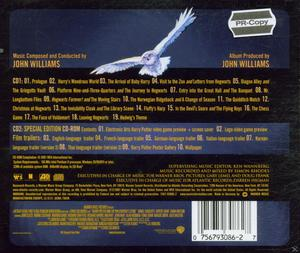CD-Cover mit einem fliegenden weißen Vogel. Text: Musik komponiert und dirigiert von John Williams.