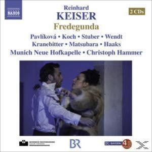 Albumcover, zwei Personen in einem Raum. Text für 'Fredegunda' und Namen der Interpreten.