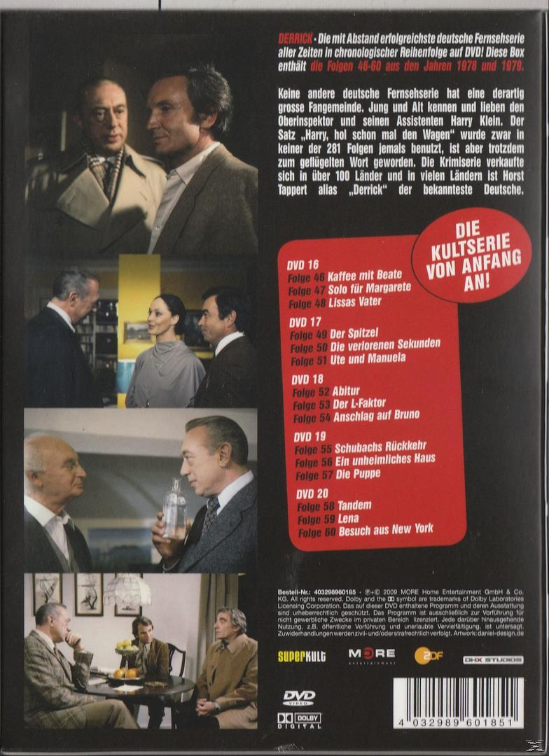 DVD-Cover mit mehreren Bildern von Männern. Text ist auf Deutsch, mit einer Episodenliste.