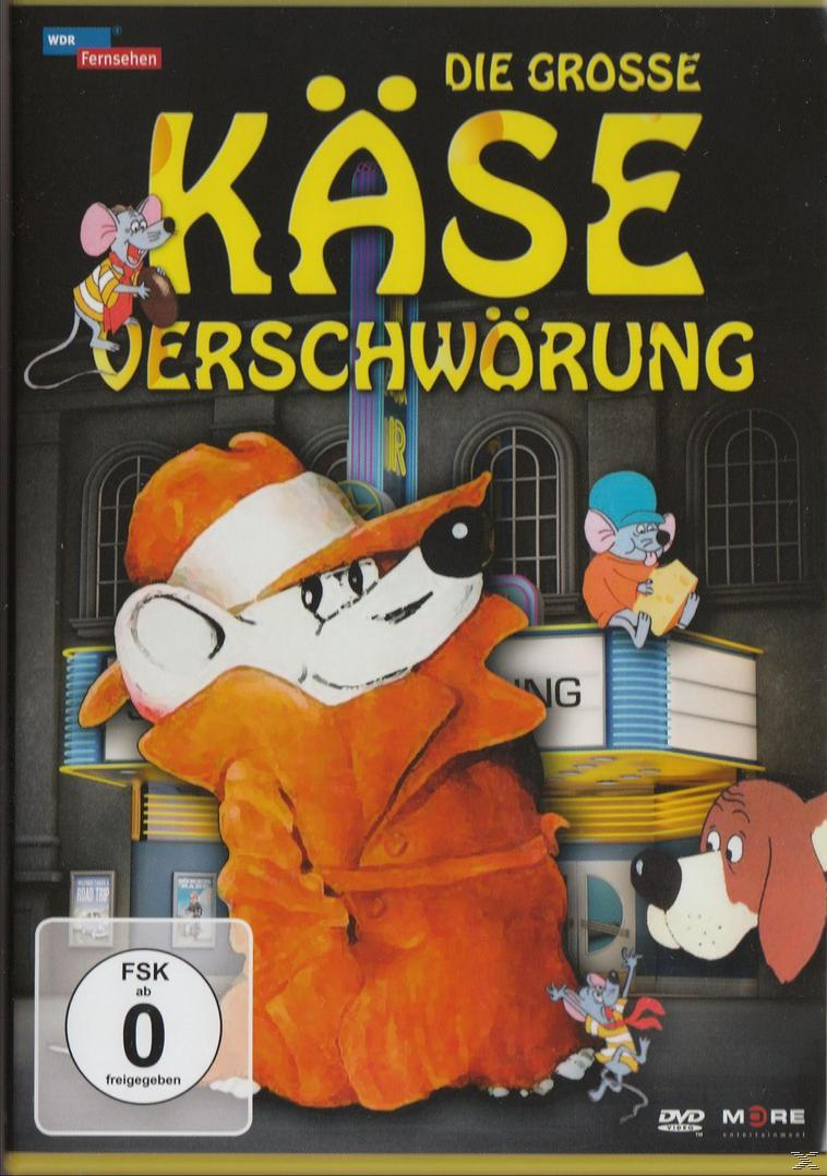 DVD-Cover für einen deutschen Cartoon. Es zeigt Zeichentrickmäuse und einen Hund. Der Hintergrund ist eine Stadt bei Nacht.