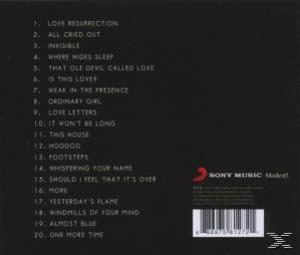Albumcover mit Titelliste. Der Hintergrund ist schwarz. Der Text ist weiß.