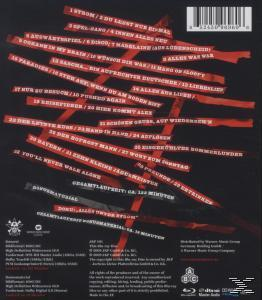 Die Rückseite einer DVD-Hülle mit Text auf Deutsch und einer Titelliste.