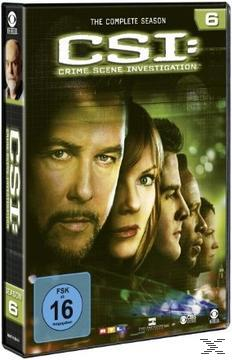 DVD-Cover für CSI: Crime Scene Investigation, Staffel 6.