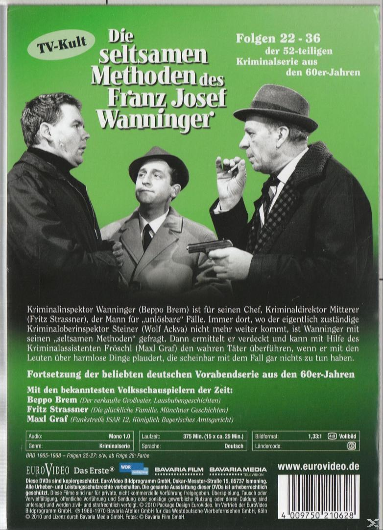 DVD-Cover einer deutschen Fernsehserie. Drei Männer sind auf dem Cover, mit Text auf Deutsch.