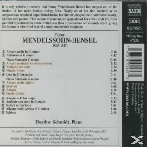 Schmidt, Heather Schmidt - Klaviersonaten C-Und G-moll  - (CD)