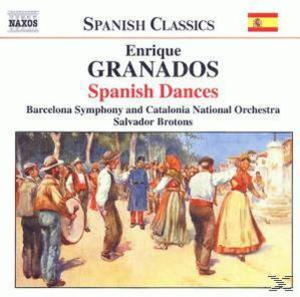 Albumcover: Spanische Klassiker. Menschen tanzen in einem Innenhof, mit Flaggen.