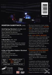 SUBOTNIC/FRASCONI/SUE-C, Morton Subotnick - - (DVD) Electronic Vol.3: Works