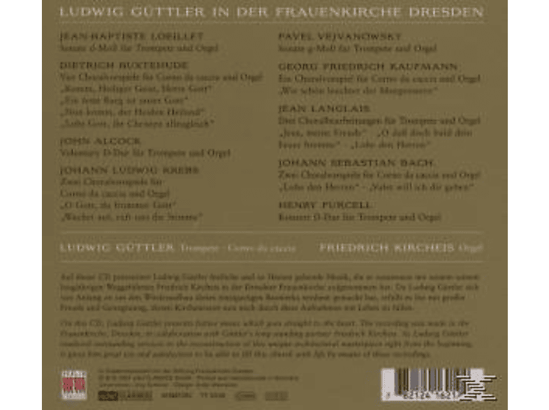 Thumbnail - Ludwig Güttler, / Kircheis, Friedrich - Güttler In Der Frauenkirche Dresden (CD)