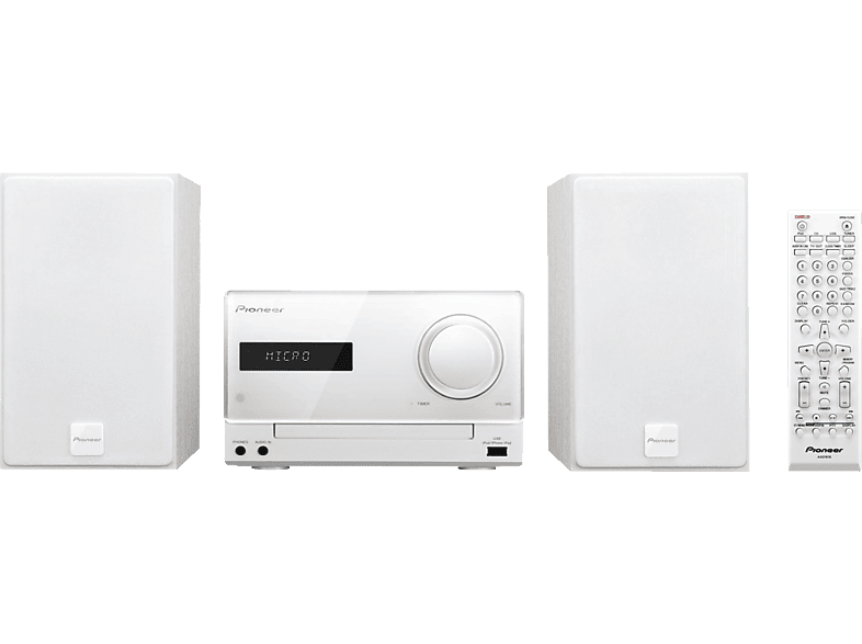 Microcadena | Pioneer X-CM 31 Blanco con docking