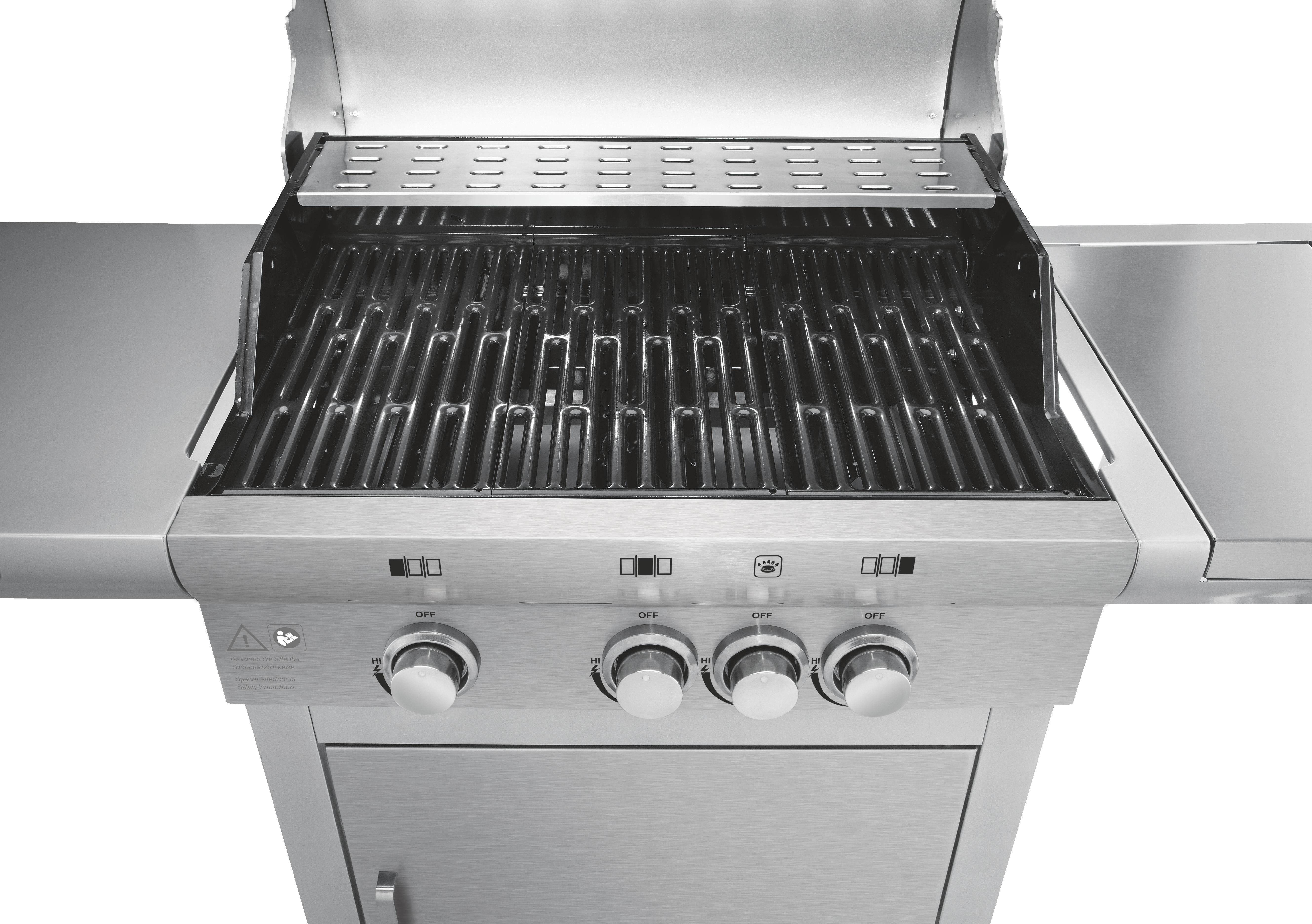 PROFICOOK PC-GG 1058 Gasgrill, Inox (12,6 kW)