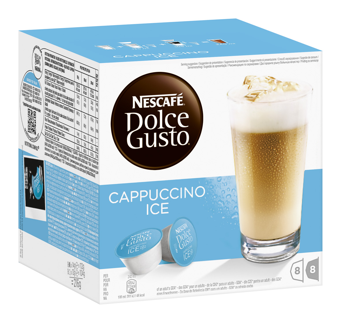 DOLCE GUSTO Cappuccino Ice Kaffeekapseln (NESCAFÉ® Dolce Gusto®)