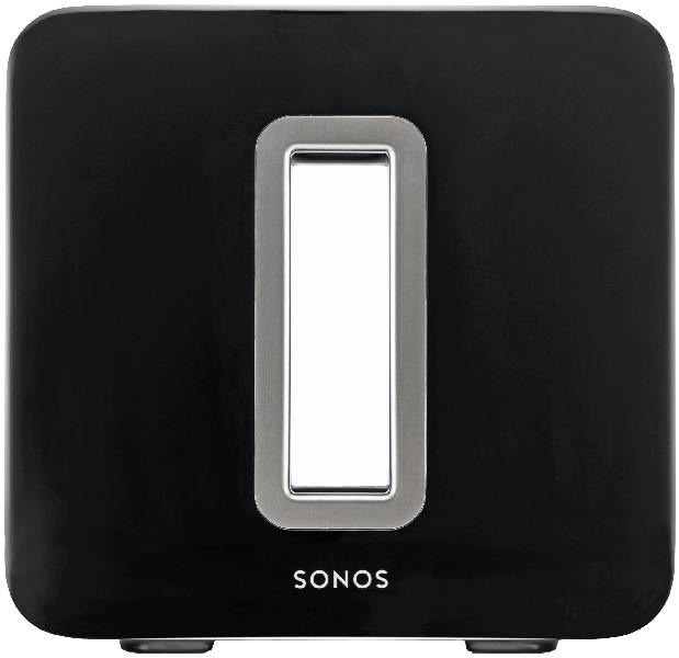 SUB SONOS WLAN-Subwoofer Subwoofer Gen Schwarz Sonos Speaker, für App-steuerbar, 1