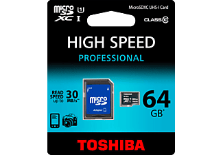 TOSHIBA 64GB MicroSDXC UHS 30 MB Hafıza Kartı