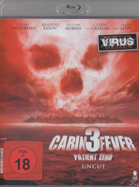 Blu-ray-Cover. Ein Totenkopf über einem Meer mit rotem Himmel und einer kleinen Insel.
