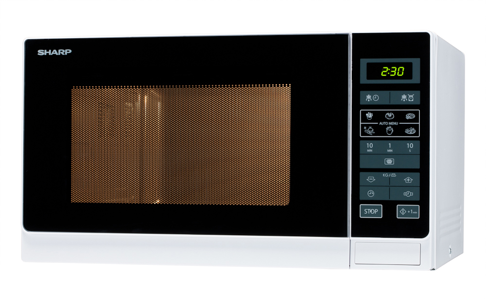 SHARP R 342 WW, Mikrowelle (900 Watt)