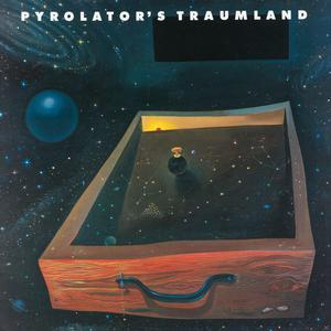 Albumcover mit einem blauen Ball und einem Rahmen.