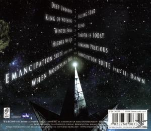 CD-Rückseite mit sternenklarem Nachthimmel. Text in Weiß mit Barcode und dem Edel-Logo.