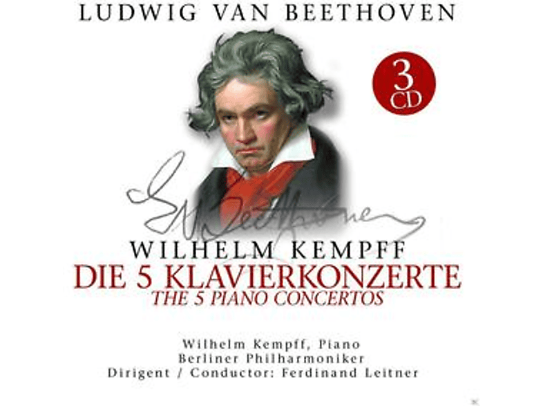 Thumbnail - Wilhelm Kempff, Berliner Philharmoniker - Beethoven:5 Klavierkonzerte (CD)