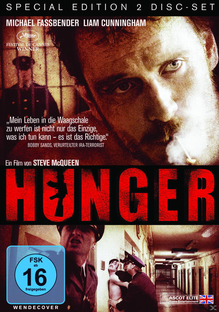 DVD-Cover. Ein Mann wird gezeigt, mit Gefängnisszenen und Textüberlagerung.