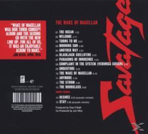 Albumcover für Savatage, roter Text, schwarzer Hintergrund.