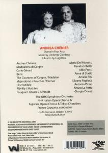 Renata Tebaldi, Del Monaco/Tebaldi/Protti/+ - Andrea Chenier  - (DVD)