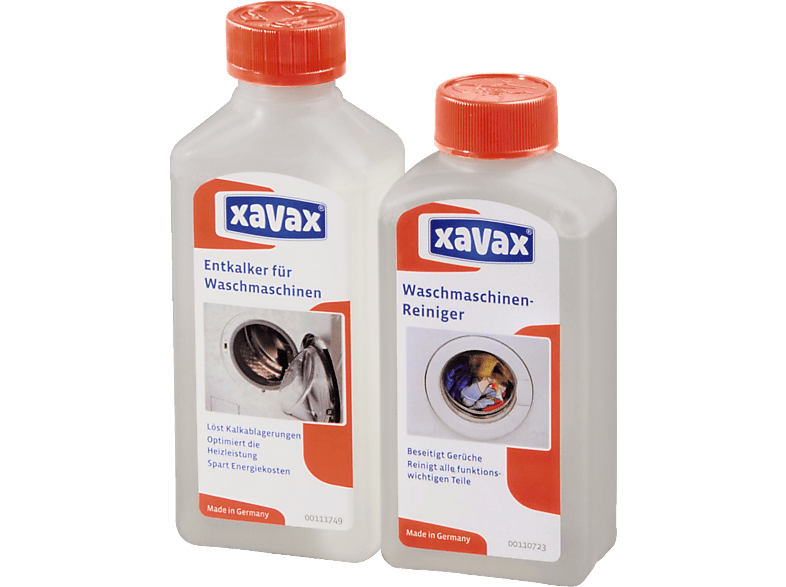 Xavax 110797 Waschmaschinen-Pflege-Set, Entkalker + Reiniger; Zubehör