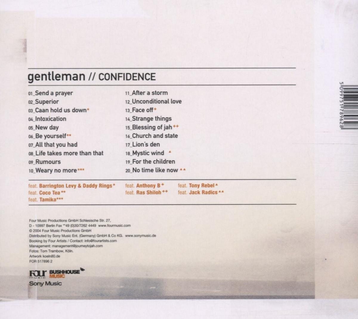 Gentleman - Confidence  - (CD)