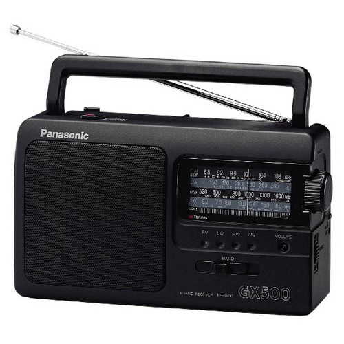 Analog, E9-K Radio, PANASONIC RF-3500 Schwarz Tragbares