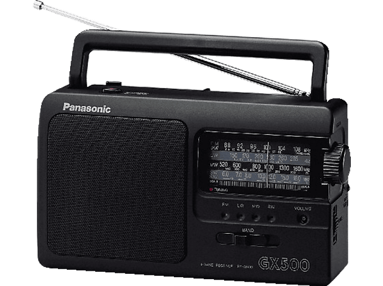 Radio portátil  Panasonic RF-3500, AM/FM, Sintonizador analógico, Altavoz,  Negro