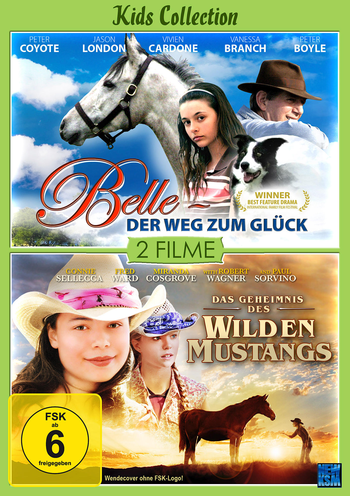 Belle & Das Glück DVD wilden Geheimnis Mustangs Weg zum Kids des Collection: der -