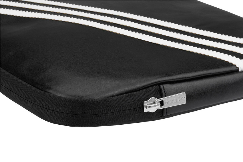 ADIDAS ORIGINALS 594643 Notebookhülle Sleeves für Universal 100% Polyurethan, Schwarz/Weiß