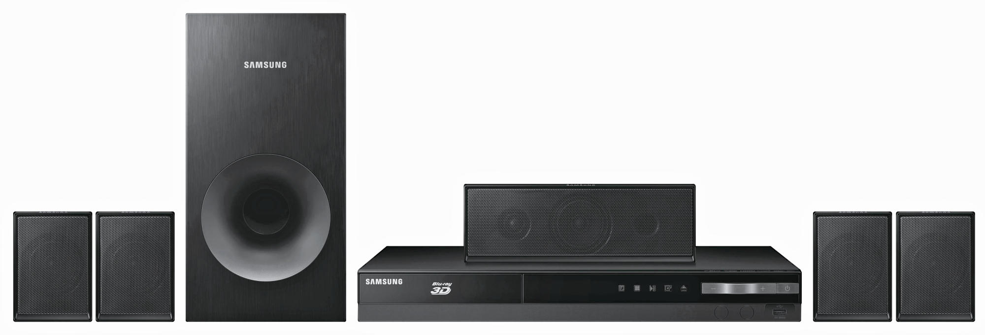 Home Cinema 5.1 - Samsung HT-H4500R/ZF, Blu-ray 3D