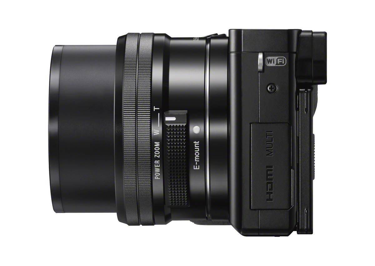 SONY Alpha 6000 ZOOM+TELEZOOM KIT (ILCE-6000Y) Systemkamera mit Objektiv 16-50 mm, 55-210 mm, 7,6 cm Display, WLAN