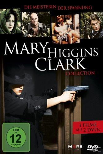Filmcover: Frau hält eine Waffe, mit Bildern anderer Personen in den Ecken.